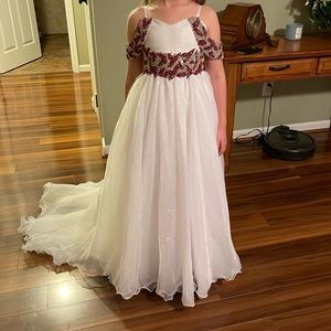 Little girls pageant dress
